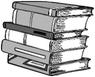 clipart of a stack of books