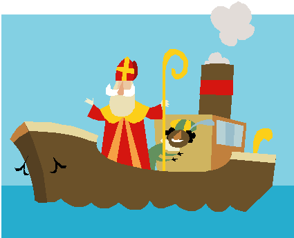 santa on boat